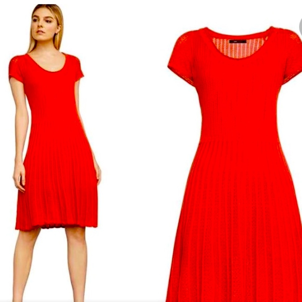 (NEW) BCBGMaxAzria Red Knit Sundress